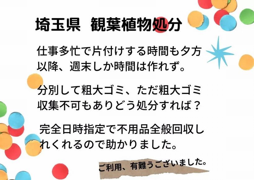 お庭ごみ片付け事例埼玉県