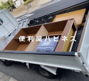 千葉県柏市ikea無印ニトリ｜本棚書庫シェルフ家具解体処分