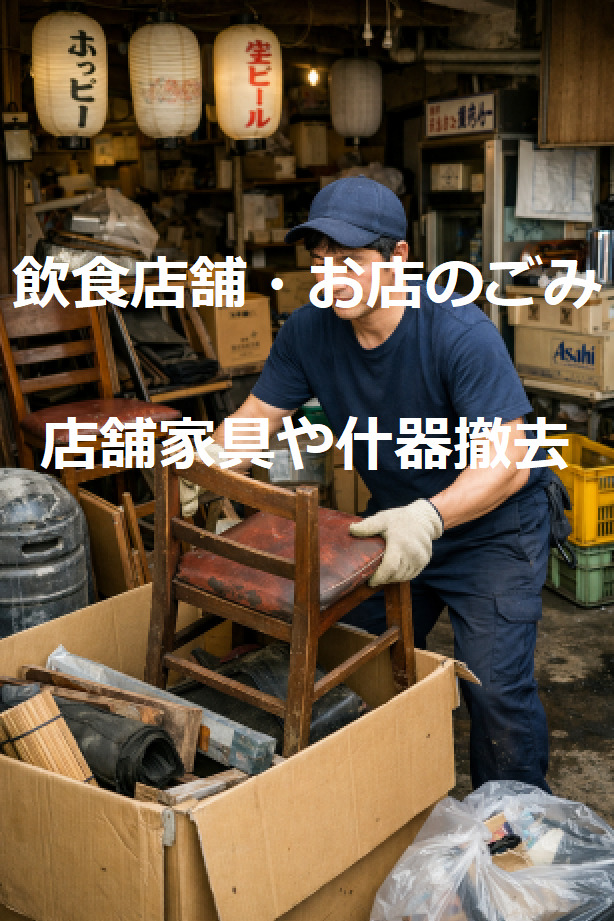 飲食店・店舗廃品ごみ片付け｜掛け払い決済（請求書払い）