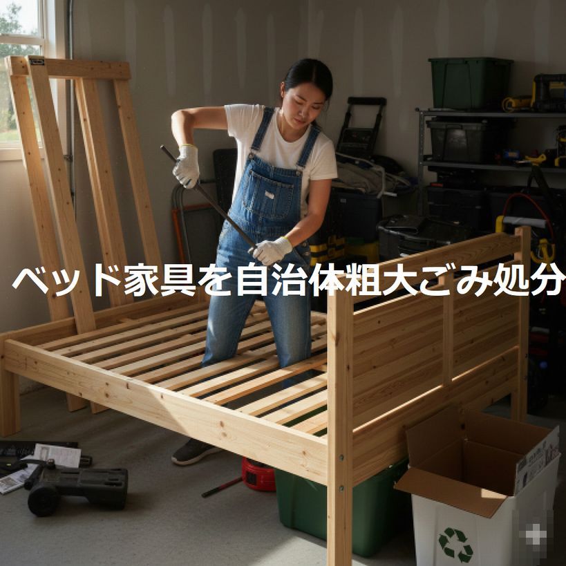 IKEAベッドフレームを解体