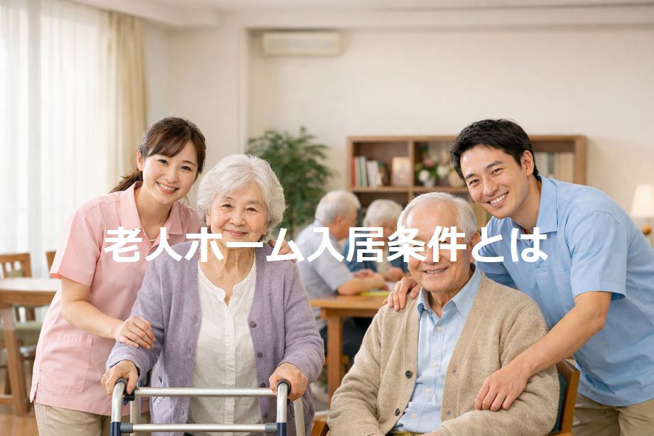 老人ホーム入居条件とは