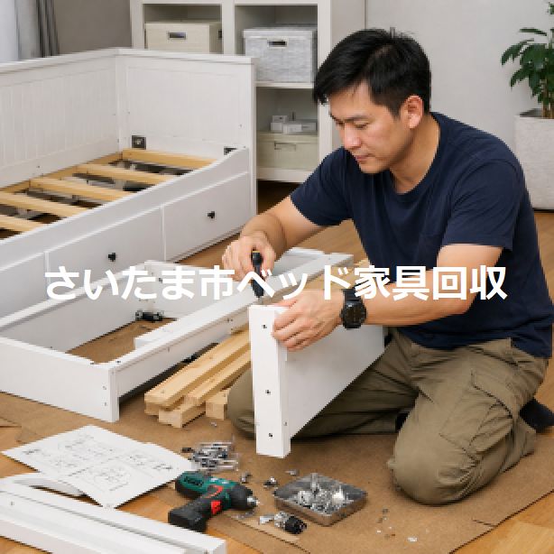さいたま市IKEAベッド家具回収｜ディベッドシステムベッド解体