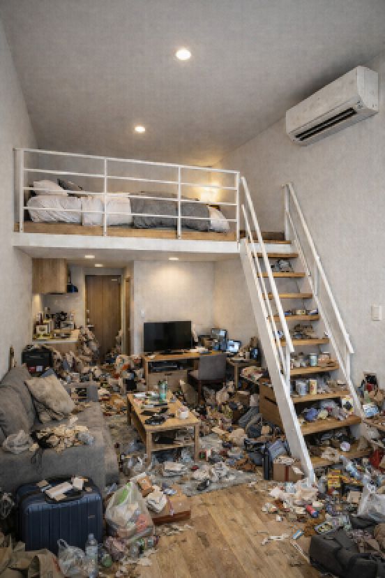 ワンルーム汚部屋