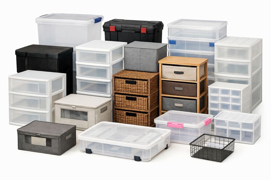 いろんな種類の衣装ケース