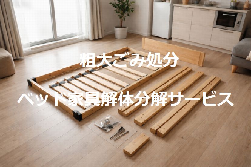 豊島区池袋ベッド家具解体分解サービス