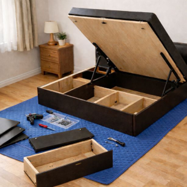 跳ね上げ式ソファーベッド