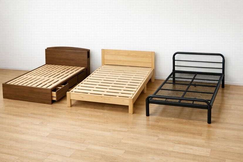 収納付きすのこベッドフレーム分解方法コツ｜ベッド家具回収ハピネス