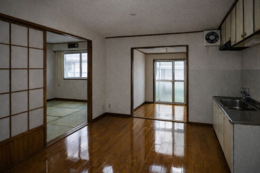 クリーニング後の部屋