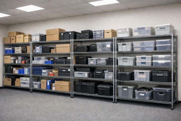 メタルラック４台並べた