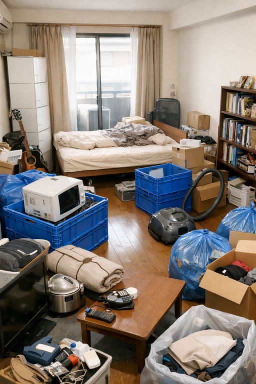 狛江市粗大ごみ回収サービス｜単身一人暮らし引越しごみ片付け