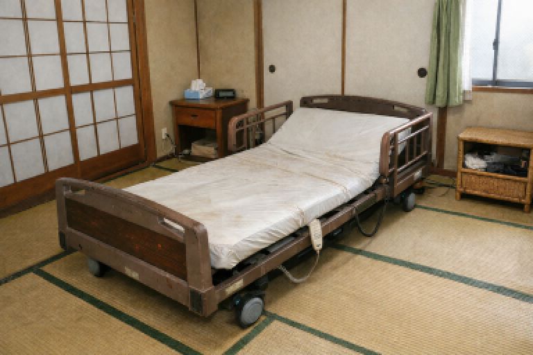 和室にある介護ベッド