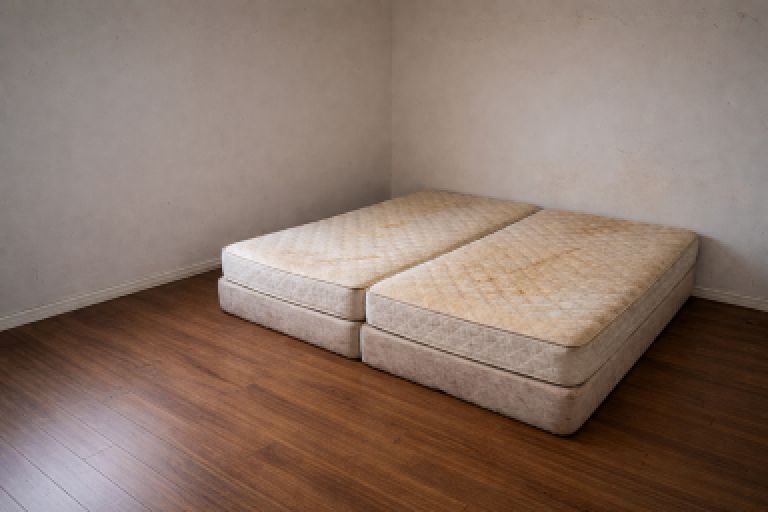 江東区豊洲キングべベッドマットレス緊急廃棄処分