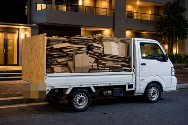 さいたま市南区ダンボール回収｜武蔵浦和駅｜ダンボ―ル撤去事例