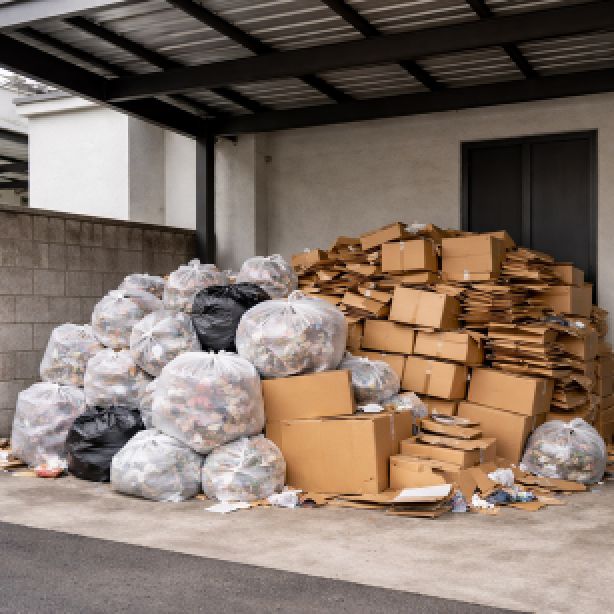 埼玉県富士見市引越しダンボール梱包材ごみ緊急処分