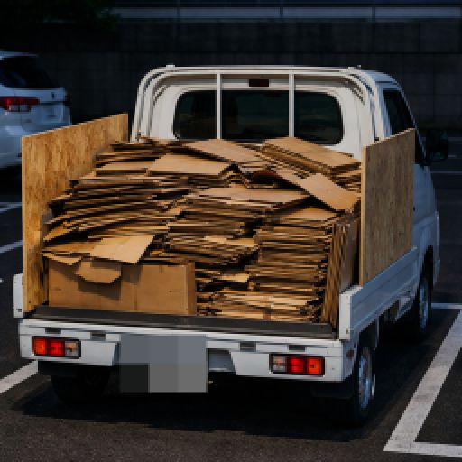 小金井市ダンボール古紙・雑誌漫画の緊急回収処分