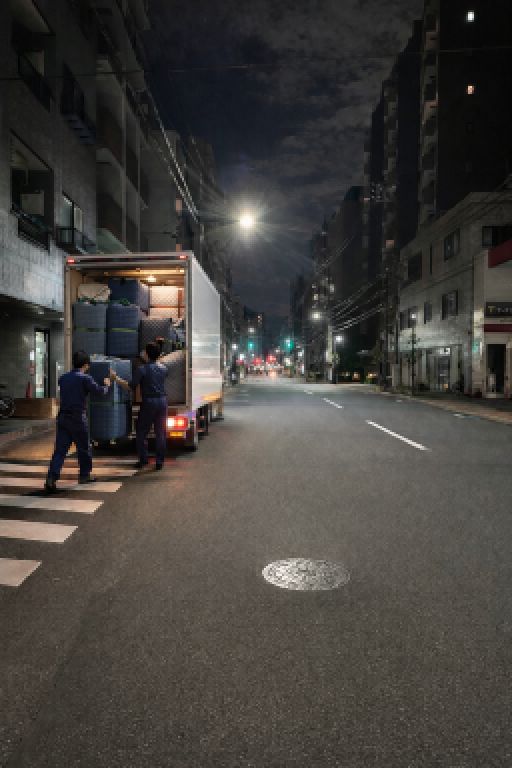 深夜引越し