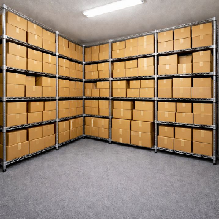 壁面メタルラック