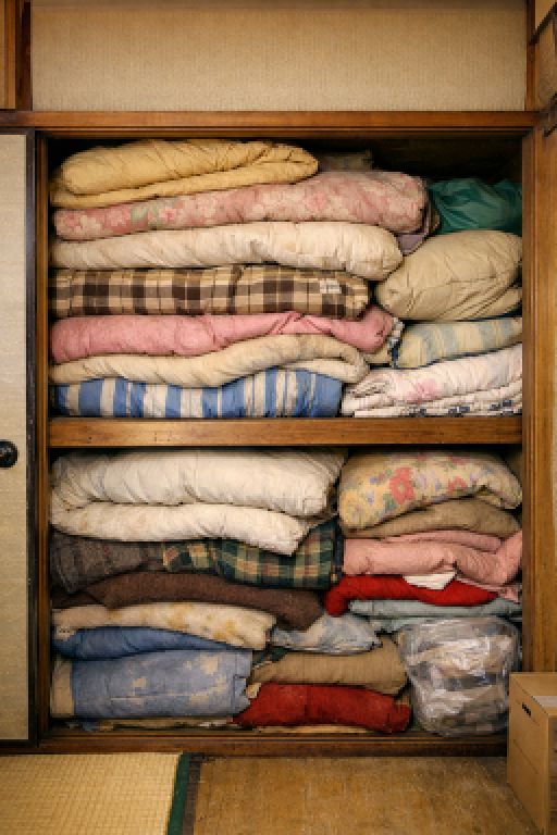 中央区押入れ収納布団毛布処分｜ＵＲ賃貸住宅団地現状復帰片付け業者
