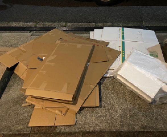 電子マネーiD決済｜大量ダンボール｜夕方夜間緊急ごみ回収