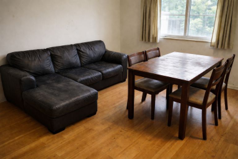 川口市朝日カウチソファー・ダイニングテーブルセット緊急廃棄処分