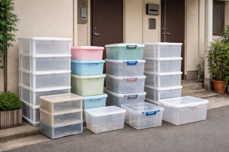 引越しするので不要な衣装ケース・プラケース大量廃棄処分したい