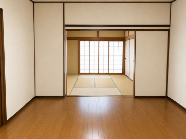 クリーニング後の部屋