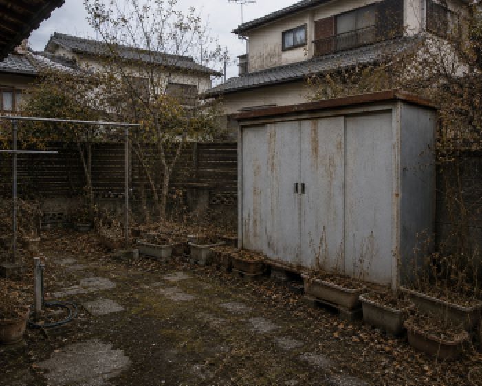 武蔵野市吉祥寺南町お庭片付け｜大型物置解体・プランターごみ処分