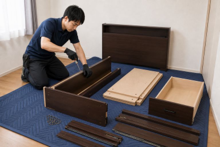ベッド分解
