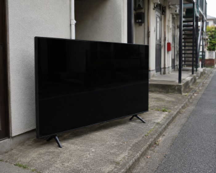 大田区南馬込７０インチ液晶テレビー・チューナーレステレビ廃棄処分