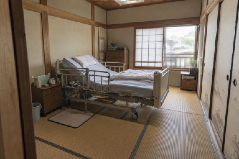 足立区竹の塚で遺品整理に伴う介護ベッド・電動ベッド解体処分